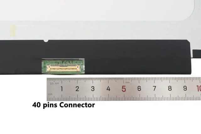 Alt view image 3 of 5 - JHK JIEHONGKE New LCD Panels - Replacement for Lenovo Display Part No 5D10T05360 Model NT156WHM-T02, Compatible with 5D10T05359 Model B156XTK02.1, 15.6", HD, Touch, Anti-Glare, TN