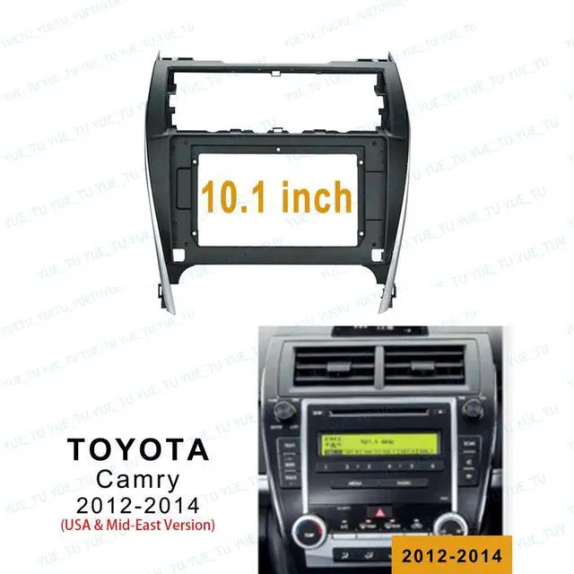 Alt view image 2 of 5 - 10.1inch 2DIN Installation Dash Kit fits for Toyota Camry 2012-2014 Aftermarket Android Car Radio Stereo Mounting Fascia Panel