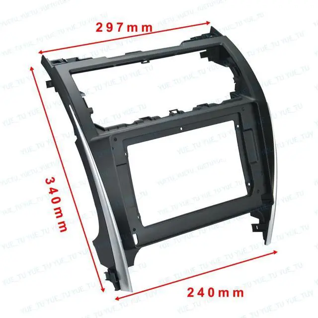 Alt view image 4 of 5 - 10.1inch 2DIN Installation Dash Kit fits for Toyota Camry 2012-2014 Aftermarket Android Car Radio Stereo Mounting Fascia Panel