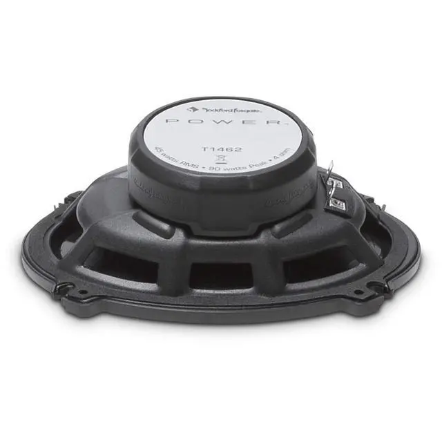 Alt view image 5 of 5 - Rockford Fosgate T1462 Power 4"x6" 2-Way Coaxial Full-Range Speaker - Black (Pair)