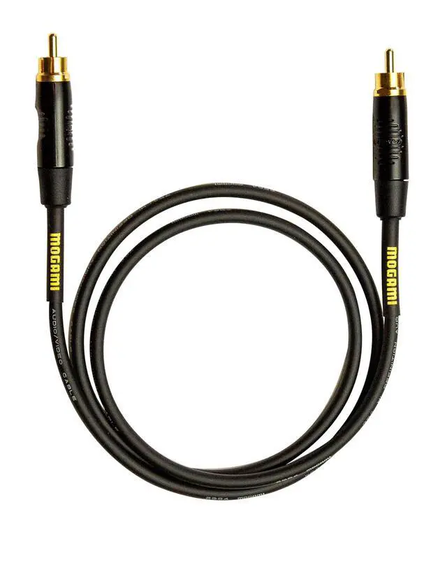 Alt view image 2 of 2 - Mogami 3' Gold RCA to RCA Mono Cable, 24 AWG