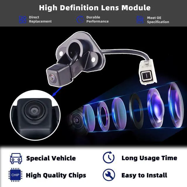 Alt view image 5 of 5 - Back up Camera w/Bracket Compatible with Subaru Legacy Outback 2010 2011 2012 2013 2014 Rear View Camera Replace 86267AJ10B 86267AJ10A 86267-AJ10A 86267AJ101 86267-AJ100 86267-AJ101