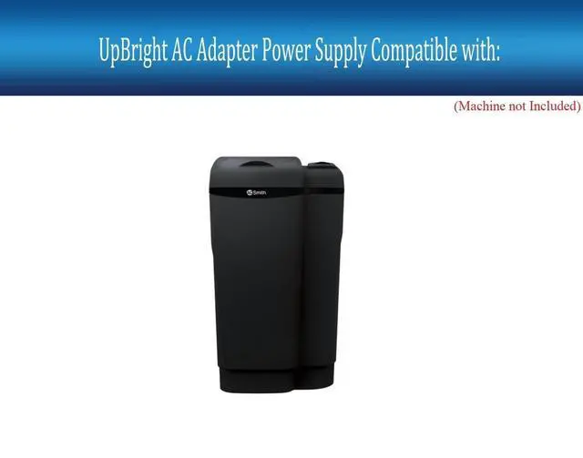 Alt view image 3 of 4 - UpBright 12V AC/AC Adapter Compatible with AO Smith 100238067 Water Softener Controller Transformer AO-WH-SOFT-400T OEM XT-12000500AU XT12000500AU 12VAC 500mA 6.0W Power Supply Cord PS Battery Charger