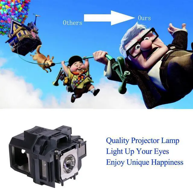 Alt view image 3 of 5 - for ELPLP78 Replacement Projector Lamp Bulb with Housing for EX5220 Powerlite 97 powerlite 98 powerlite 99W W17 EB-945 955W EB-965 S17/S18 SXW03 SXW18 W18 EH-TW490 TW5200 EX3220 EX6220 EX7220