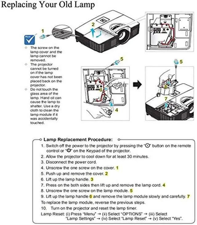 Alt view image 4 of 5 - for ELPLP78 Replacement Projector Lamp Bulb with Housing for EX5220 Powerlite 97 powerlite 98 powerlite 99W W17 EB-945 955W EB-965 S17/S18 SXW03 SXW18 W18 EH-TW490 TW5200 EX3220 EX6220 EX7220