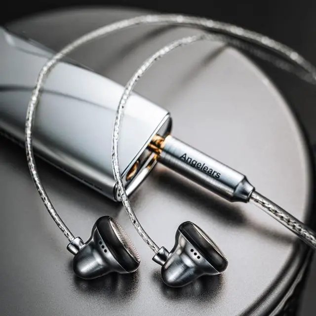 Alt view image 3 of 5 - syeindunce Angelears KAZA Flat Head Earbuds, 15mm Dynamic Driver HiFi Wired in-Ear Earphones, for Gaming, Music and Sport (3.5mm)