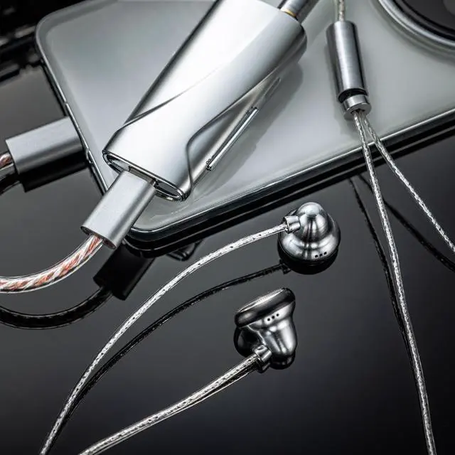 Alt view image 4 of 5 - syeindunce Angelears KAZA Flat Head Earbuds, 15mm Dynamic Driver HiFi Wired in-Ear Earphones, for Gaming, Music and Sport (3.5mm)
