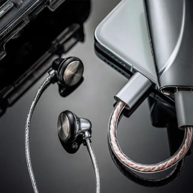 Alt view image 5 of 5 - syeindunce Angelears KAZA Flat Head Earbuds, 15mm Dynamic Driver HiFi Wired in-Ear Earphones, for Gaming, Music and Sport (3.5mm)