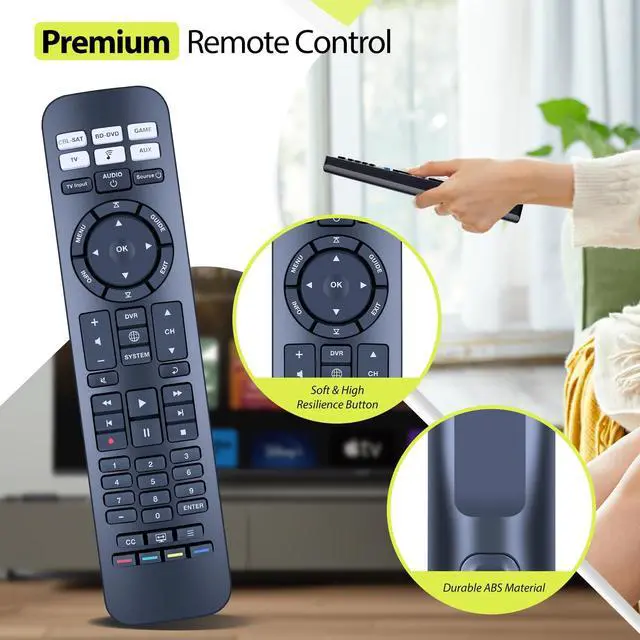 Alt view image 4 of 5 - RYQIF URC-15s Replacement Remote Control Intended for Bose CineMate 520, 220, 130 & 120 SoundTouch