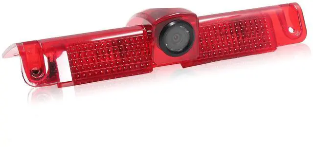 Main image of EWAY 3rd Third Brake Light Backup Camera for Chevrolet Express/GMC Savana Explorer Van 1500 2500 3500 2003-2019 Roof Mount Reversing Camera for Cargo Top Rear Brake Light w/ 8 IR Light Night Vision