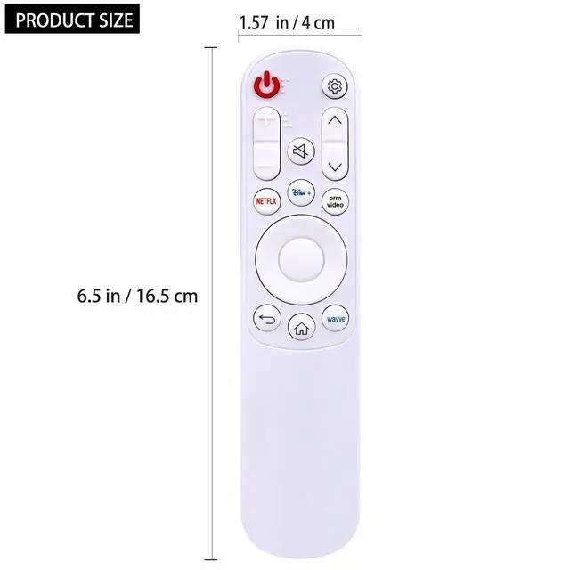 Alt view image 2 of 4 - AKB76039323 Replacement Remote Compatible with LG StanbyME Go LED Full HD Smart webOS Touch Screen 27LX5QKNA 27LX5QKNA.AEU 27LX5QKNA.AAU 27LX5QKNA.AUS 27LX5QKNA.AWP