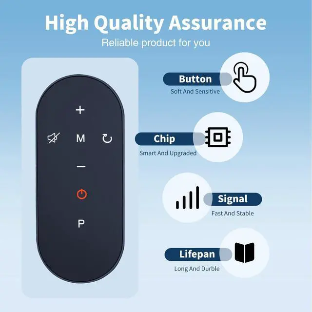 Alt view image 3 of 5 - HZIME New Replacement Remote Control Compatible for ActiveLife Q22, LIVIVOX LX-22-2B, EGORUN Q22-3, RitKeep Fitness KRD-Q22, REDLIRO JK08F Portable Under Desk Treadmill