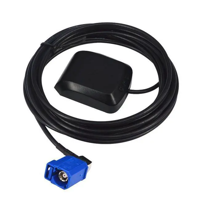 Main image of Kaunosta Vehicle Waterproof Active GPS Navigation Antenna Fakra C Blue GPS Antenna with RG174 3M Cable Magnetic Base for Car Truck SUV Head Unit MFD2 RNS2 RNS 510 MFD3 RNS-E Cars Jeep VW Audi