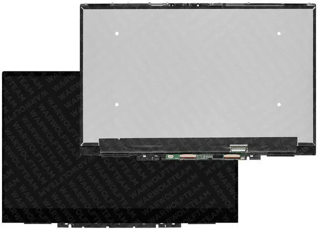 Alt view image 3 of 5 - WARWOLFTEAM 15.6in Compatible with Dell Inspiron 7506 2-in-1 P97F P97F003 P97F005 03DYN7 5PKJR 3840 x 2160 UHD 4K 40Pins LCD Touch Screen Display Digitizer Assembly Touch Control Board with Bezel
