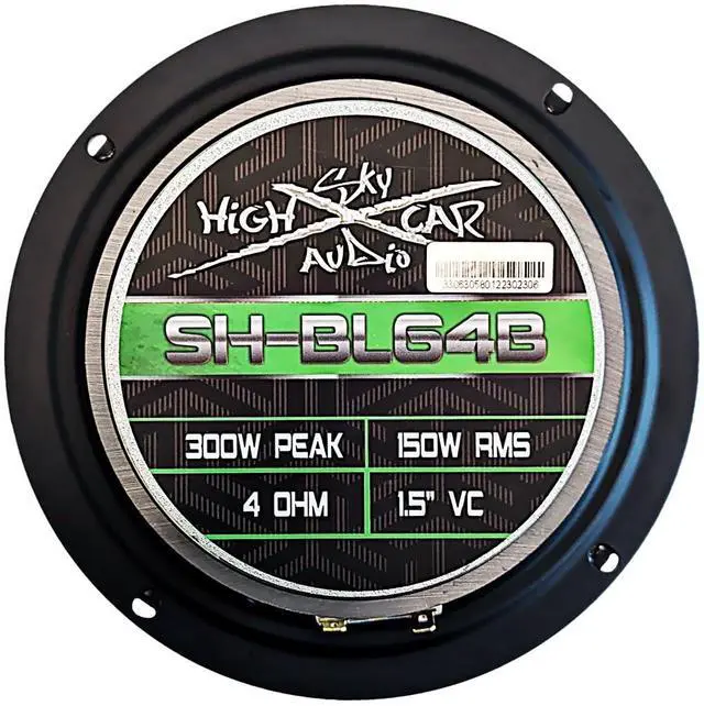 Alt view image 2 of 5 - Sky High Car Audio SH-BL64B 6.5" 4 ohm Bullet Midrange Loudspeaker (Single)