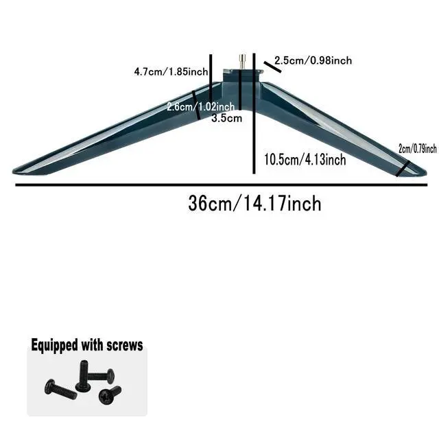 Alt view image 2 of 4 - VINABTY TV Base TV Stand Legs Replacement fit for Hisense 75A6G 75A53FUA 75A53FJ 75A66FUA 75U6G 75" 4K UHD Android Smart TV (2021)