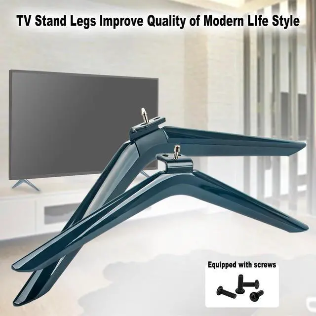 Alt view image 3 of 4 - VINABTY TV Base TV Stand Legs Replacement fit for Hisense 75A6G 75A53FUA 75A53FJ 75A66FUA 75U6G 75" 4K UHD Android Smart TV (2021)