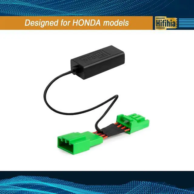Alt view image 2 of 5 - Hifihia 7-Pin Type Dash Cam Power Adapter for Honda (Ridgeline, Passport, Pilot, CRV, HRV, Insight, Odyssey, Clarity) & Acura (ILX, MDX). Connects to Rearview Mirror Plug & Play.
