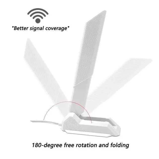 Alt view image 3 of 5 - GinTai WiFi7 6E Tri-Band Antenna 6GHz 5GHz 2.4GHz for MSI MEG Z890 X870E