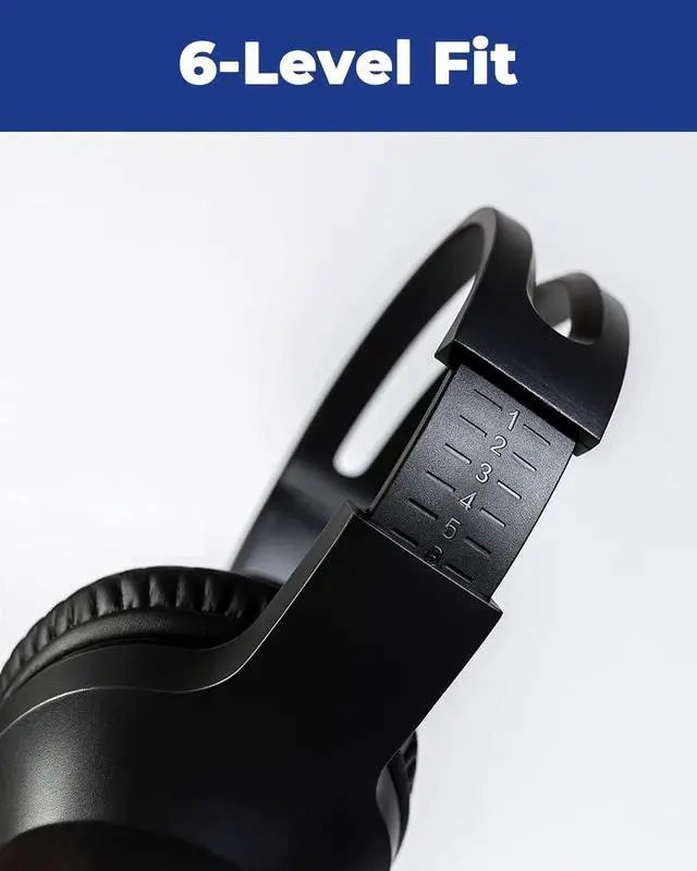 Alt view image 3 of 5 - Joyqua 10 Pack Kids Headphones with Microphone, Djustable & Durable School Headphones 3.5mm Jack, Comfortable Over-Ear Headphones for Children, Black