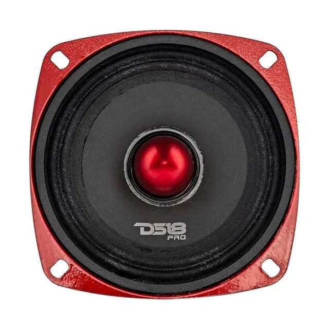 Alt view image 4 of 5 - DS18 PRO-X4.4BMSL Car Speaker 4" Shallow Mid-Range Loudspeaker with Bullet 200 Watts Max Power 100 Watts RMS 4-Ohm - Boost Your Sound Systems Volume - 1 Speaker