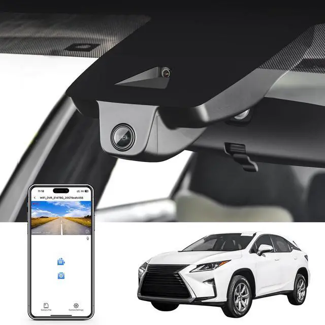 Main image of Mangoal 4K Dash Cam Custom for Lexus RX 2018 2019 2020 2021 2022 (Model B),RX 350 450h 350L F Sport Luxury,OEM Look, UHD 2160P Video,Parking Mode, WiFi & App,Loop Recording,64GB Card