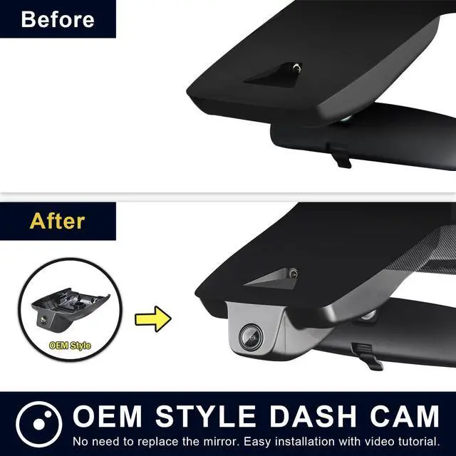 Alt view image 5 of 5 - Mangoal 4K Dash Cam Custom for Lexus RX 2018 2019 2020 2021 2022 (Model B),RX 350 450h 350L F Sport Luxury,OEM Look, UHD 2160P Video,Parking Mode, WiFi & App,Loop Recording,64GB Card