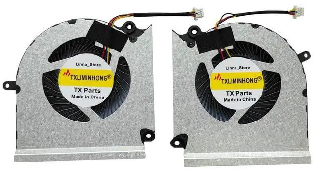 Main image of TXLIMINHONG New Compatible CPU and GPU Cooling Fan for MSI GE68 GP68H MS-15M1 MS-15M2 Series PABD1A010SHR N509 PABD1A010SHL N510 12VDC 0.6A Fan