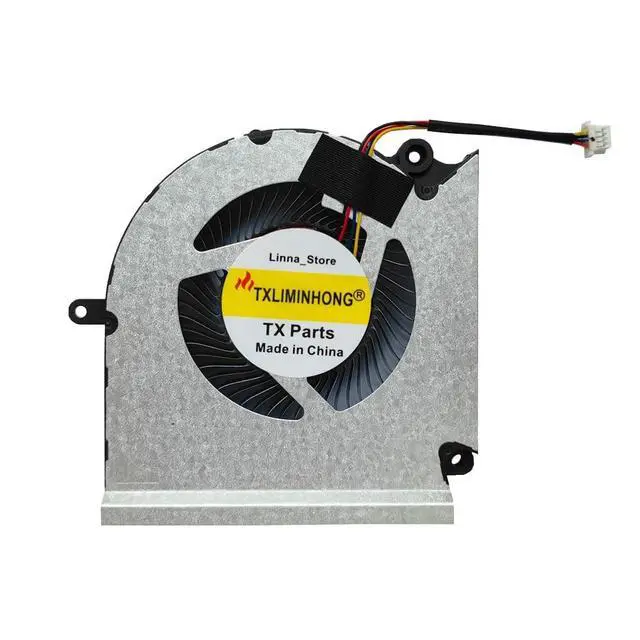 Alt view image 3 of 4 - TXLIMINHONG New Compatible CPU and GPU Cooling Fan for MSI GE68 GP68H MS-15M1 MS-15M2 Series PABD1A010SHR N509 PABD1A010SHL N510 12VDC 0.6A Fan