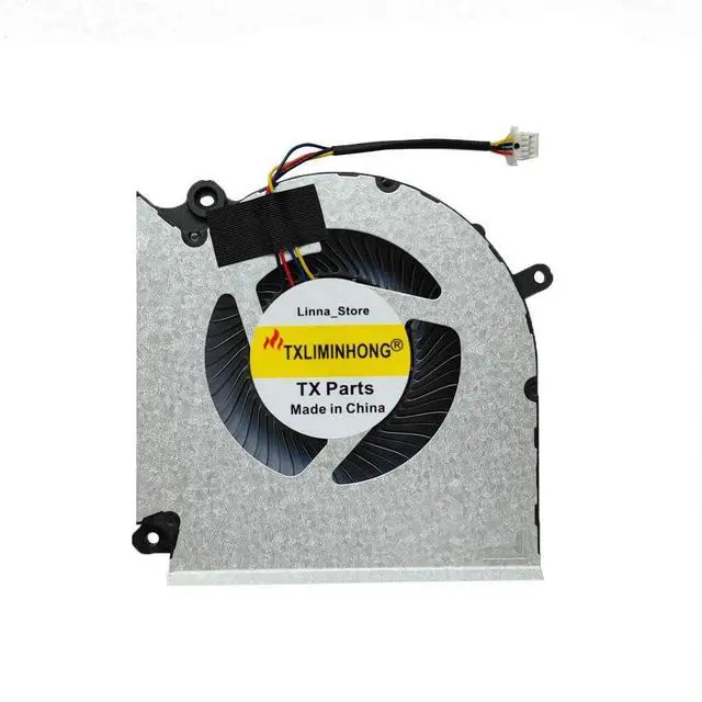 Alt view image 4 of 4 - TXLIMINHONG New Compatible CPU and GPU Cooling Fan for MSI GE68 GP68H MS-15M1 MS-15M2 Series PABD1A010SHR N509 PABD1A010SHL N510 12VDC 0.6A Fan