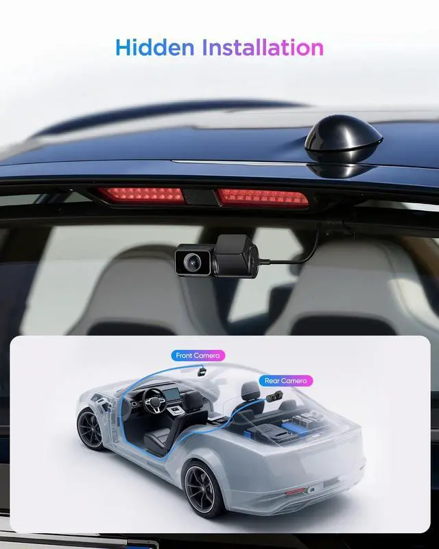 Alt view image 4 of 5 - VIOFO RC420 Rear Camera for VIOFO A329/A329S/A329T Series, 2K 1440P Rear Camera, 6M(19.7ft) Rear Cable Included