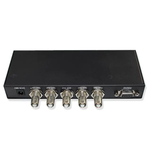 Alt view image 3 of 5 - Wiistar 4x1 3Gb/s SDI Switcher with ReClock Technology, Supports SD, HD and 3G-SDI up to 1320 Ft (4 inputs and 1 Output)