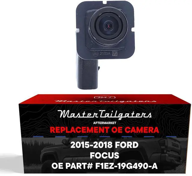 Main image of Master Tailgaters Replacement for Ford Focus ST, Sedan, Electric, Hatchback (2015-2018) Backup Camera OE Part # F1EZ-19G490-A