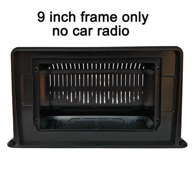 Alt view image 2 of 5 - 9 Inch Universal Android 2 Din Car Radio Fascia for Old Car Truck Desktop Stereo Panel Dash Mounting Frame Trim Kit Face mounting on The top of Dashboard