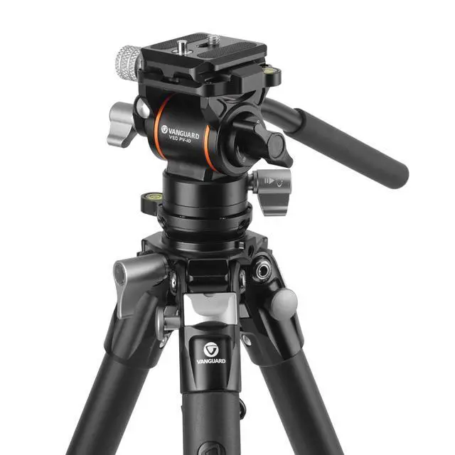 Alt view image 2 of 5 - Vanguard Alta Pro 3VLT 235AV10 Aluminum Travel Tripod with Leveling Base and VEO PV-10 Compact Video Head