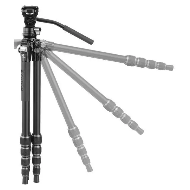 Alt view image 4 of 5 - Vanguard Alta Pro 3VLT 235AV10 Aluminum Travel Tripod with Leveling Base and VEO PV-10 Compact Video Head