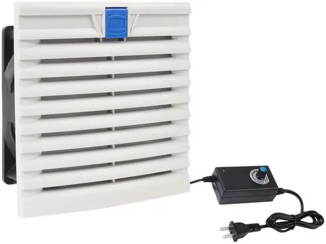 Main image of 150mm150mm Cabinet Ventilator Filter Kit with Powerful 120mm x 38mm Cooling Fan and Adjustable Speed Controller Ventilator Filter for Server Racks Electrical Boxes Industrial Enclosures Data Centers