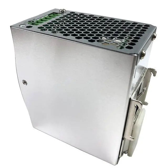 Alt view image 3 of 5 - WDR-240-24 240W 24V 10A DIN Rail Power Supply - 91% High Efficiency, Active PFC, Compact Design for Light Load Industrial Control and Automation - 180-550VAC Input, Reliable