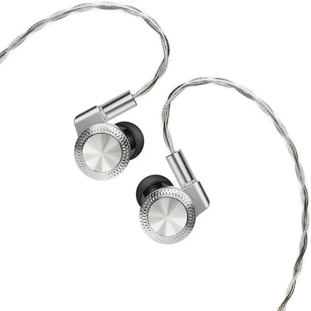 Main image of ARTTI T10 Pro Wired Headphones, in-Ear Monitor Earphones, Dual Magnetic Circuit 14.2mm Planner Driver HiFi Earbuds, Full Metal Housing Gaming IEM, 3.5mm&4.4mm 2-in-1 Detachable OFC Cable (Silver)
