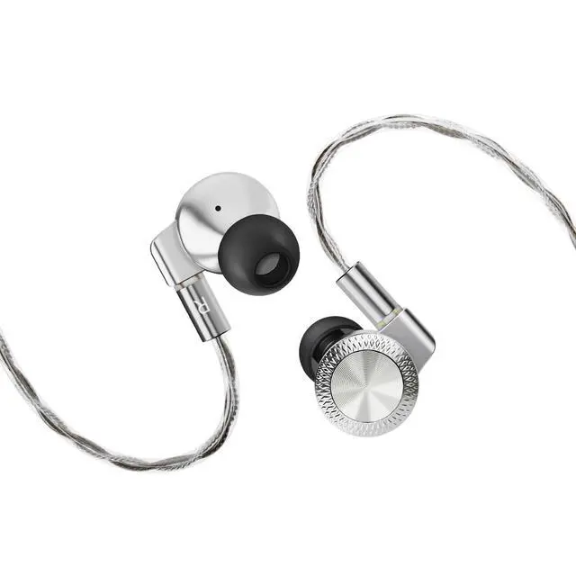 Alt view image 2 of 5 - ARTTI T10 Pro Wired Headphones, in-Ear Monitor Earphones, Dual Magnetic Circuit 14.2mm Planner Driver HiFi Earbuds, Full Metal Housing Gaming IEM, 3.5mm&4.4mm 2-in-1 Detachable OFC Cable (Silver)