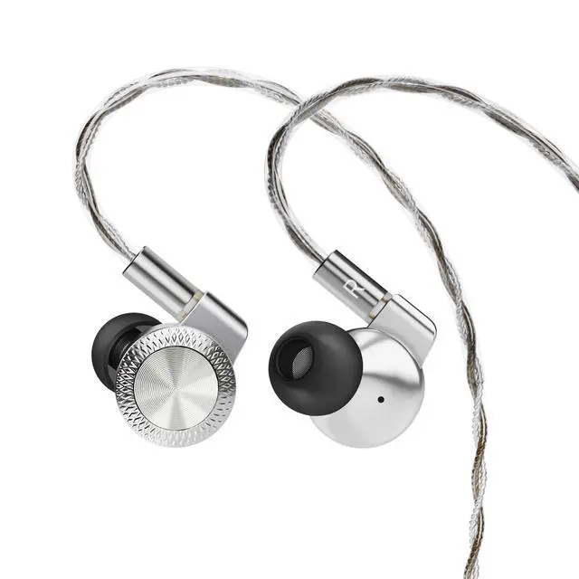 Alt view image 3 of 5 - ARTTI T10 Pro Wired Headphones, in-Ear Monitor Earphones, Dual Magnetic Circuit 14.2mm Planner Driver HiFi Earbuds, Full Metal Housing Gaming IEM, 3.5mm&4.4mm 2-in-1 Detachable OFC Cable (Silver)