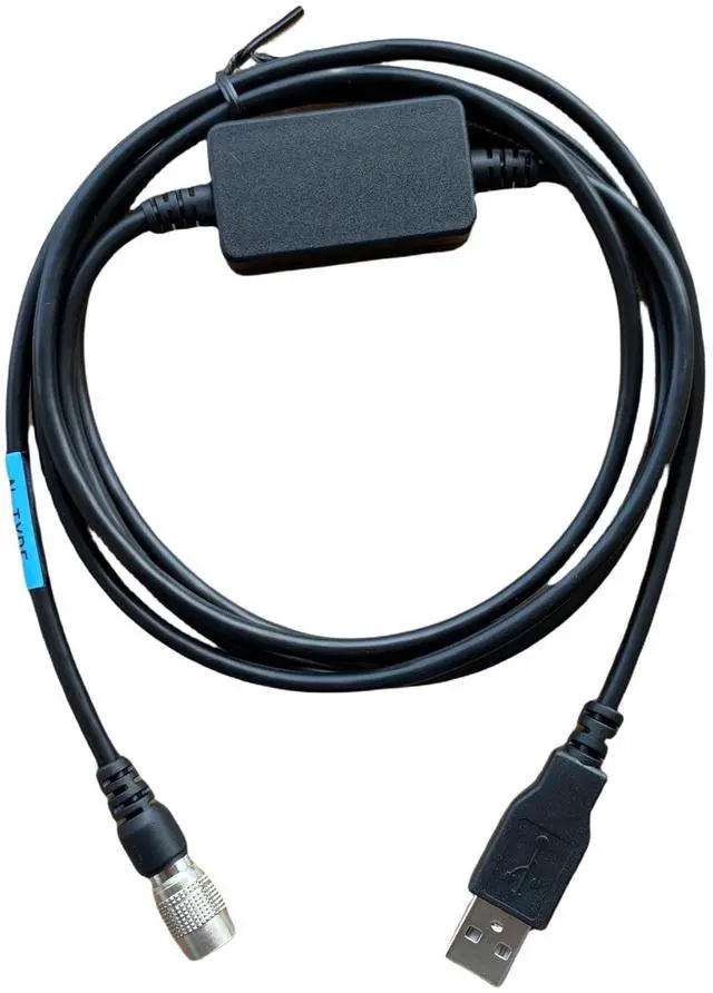 Main image of Washinglee USB Total Station Data Collector Cable for Nikon DTM322 DTM352 DMT452 DTM330 DTM532 DTM522 NPL-332 NIVO Total Stations, Hirose Six Pin to USB Adapter Cable.