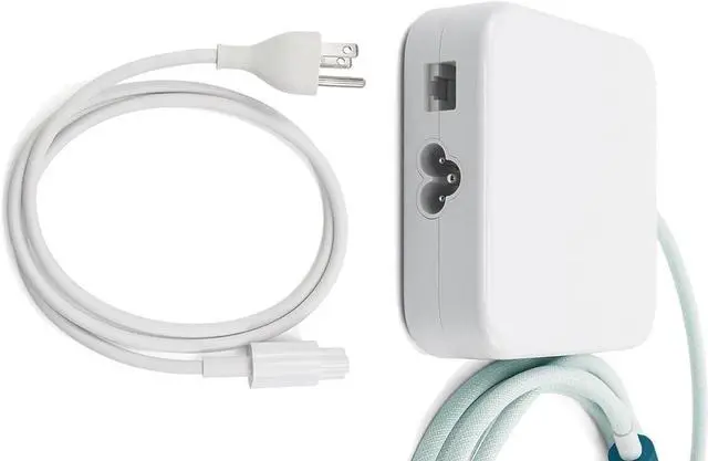 Main image of Power Adapter for iMac 24-Inch M1, M3, M4, 143W, with Ethernet Cable and Power Cord (Green)