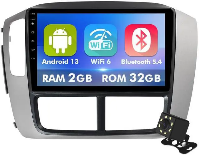 Main image of 10.1 Inch IPS Touchscreen Android 13 Car Stereo for Honda Pilot 2006-2008 with Wireless CarPlay & Android Auto 2+32GB Car Radio, Support GPS, WiFi 6, Bluetooth,5.4, FM, Backup Camera, SWC, Dual