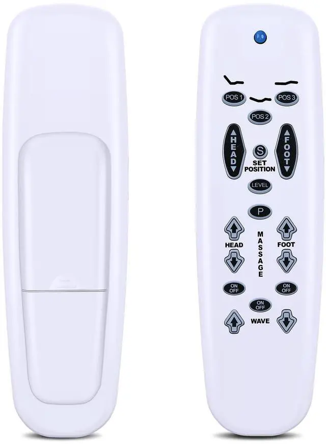 Main image of RYQIF Replacement Remote Control for Flex Fit Plus/Sealy Adjustable Beds/Leggett & Platt E95/Tempurpedic Lifestyles S-Cape E95 Leggett and Platt Basis C3 Adjustable Bed-White