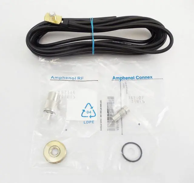 Main image of PCTEL Maxrad - 3/8"-3/4" Hole Thick Plate Brass Mount Antenna