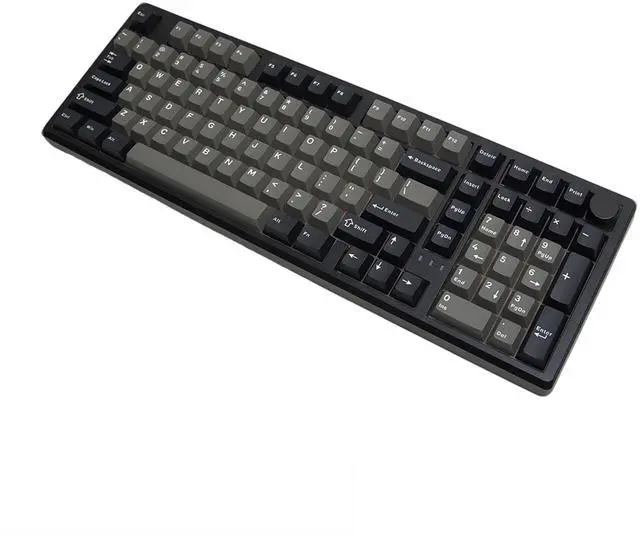 Main image of ELECFOX LUMI101 Wireless Mechanical Keyboard,Full-Size Keyboard with Numeric keypadTri-Mode BT5.0/2.4GHz/USB-C Hot Swappable Custom Keyboard,RGB Backlit Computer Gaming Keyboards(Grey Mute Swit