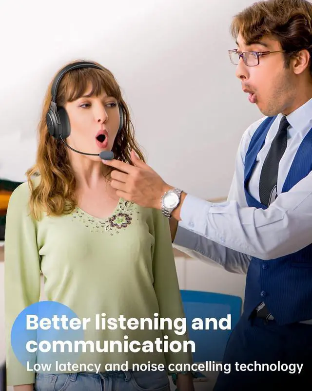 Alt view image 4 of 5 - VOXii Auditory Feedback Wireless Headphones - Brain Training Bluetooth Headphones, Enhanced Speech, Language, Memory and Attention, for You and Your Children, Help with Autism ADHD (Black)