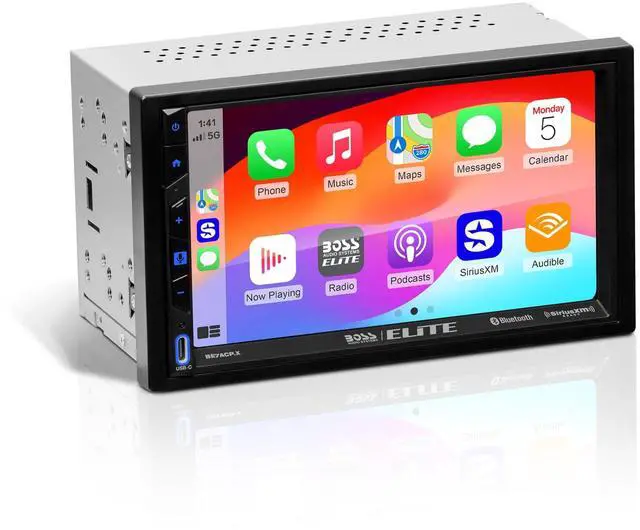 Main image of BOSS Audio Systems Elite Series BE7ACP.X Car Stereo - Apple CarPlay, Android Auto, SiriusXM-Ready, Double Din, 7 Inch Touchscreen, No CD DVD Player