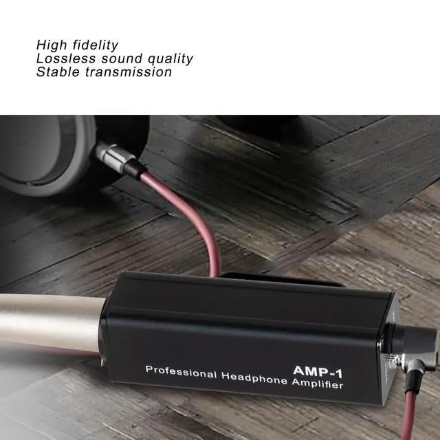 Alt view image 3 of 5 - XLR to 3.5mm Headphone Amplifier Converter Volume Controller for Professional Audio and Portable Devices